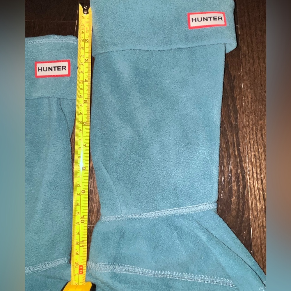 Hunter Blue/Teal Fleece Boot Socks / Boot Liners Size M (Women’s 5–7) - Picture 3 of 6